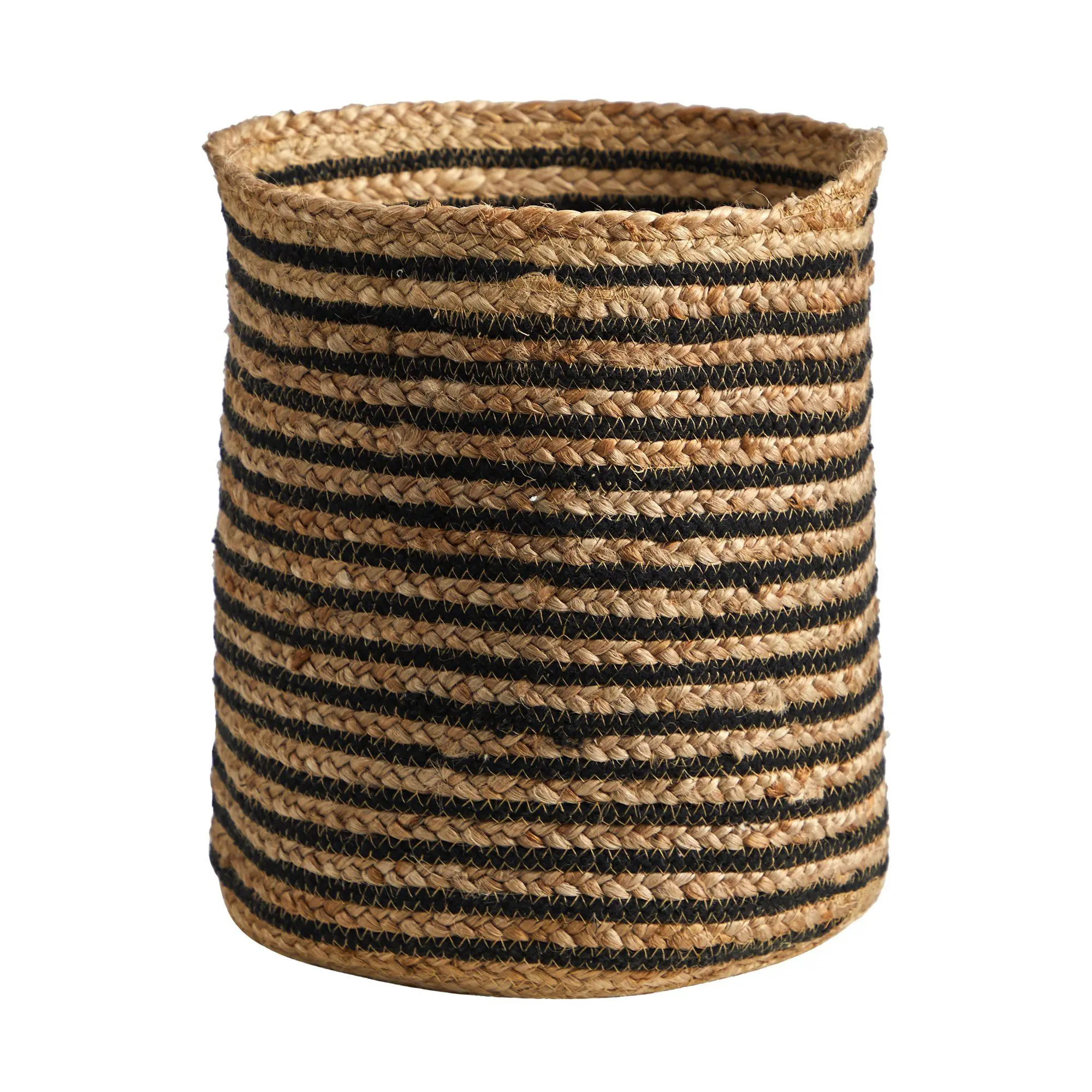 13.5” Handmade Natural Jute Round Rustic Planter - Large Indoor Garden Flower Pot, Round Planter, Large Planter Pots