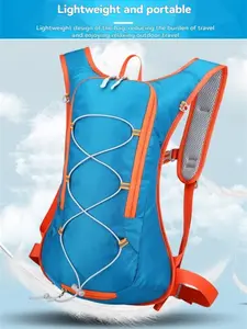 Outdoor Cycling Water Bag Backpack, Lightweight Breathable Reflective Shoulder Bag, Running Hiking Trekking Water Bag, Multi-Functional Outdoor Sports Bag