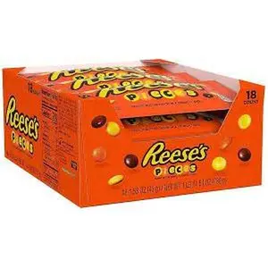 REESE'S PIECES Peanut Butter Candy Bags 1.53 oz, 18 Count