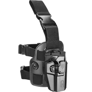 TSG Universal Level II OWB Polymer Holster with Quick Release Drop Leg Attachment