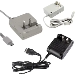 Accessories Bundle, 1 Pack DS Lite Charger and 1 Pack 3DS Charger and 1 Pack Gameboy Advance SP Charger
