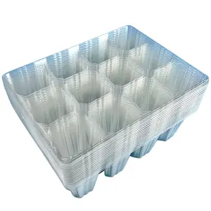 20 Sets of 240 Breathable Seed Discs | Reusable plastic containers for indoor and outdoor growing, for growing vegetables, flowers and perennials - lightweight and modern Plant Growing Set