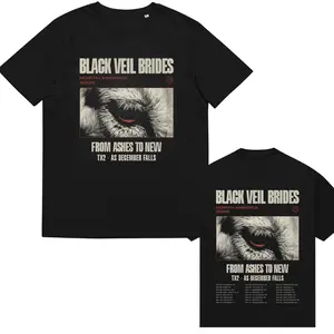 Black Veil Brides From Ashes To New Tour 2026 T-Shirt, Metalcore Rock Concert Graphic Tee, Alternative Band Vintage Shirt for Men Women Fans USA