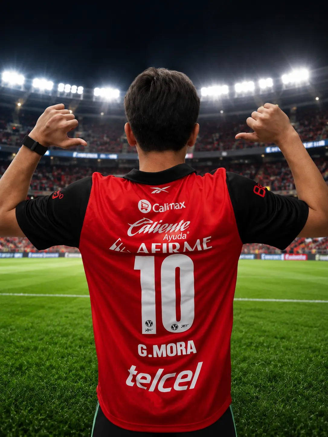 Gilberto #10 Tijuana 2627 home jersey