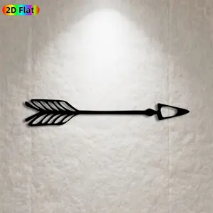 1pc Arrow Metal Wall Art, Sleek Arrow Statue Mural, Ideal Gift for New Year, Easter, Boho Decor Enthusiasts, Rust-Resistant Metal Wall Decor Wall Sculptures, Perfect for Living Room Wall & Garden Fence Wall, Unique Year-Round Home Decor