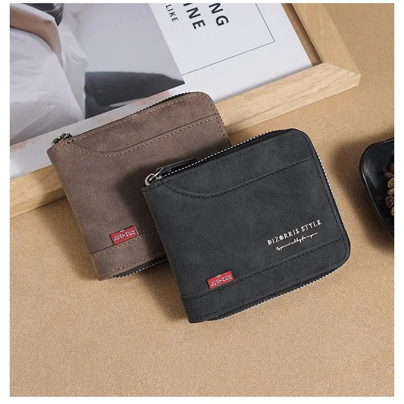 Splicing men's organ card bag with multiple card slots, large capacity card bag, card sleeve, zero money bag, source of goods