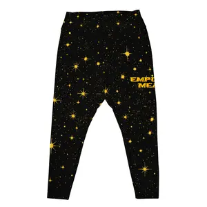 Empower Meant 2 All-Over Print Plus Size Leggings