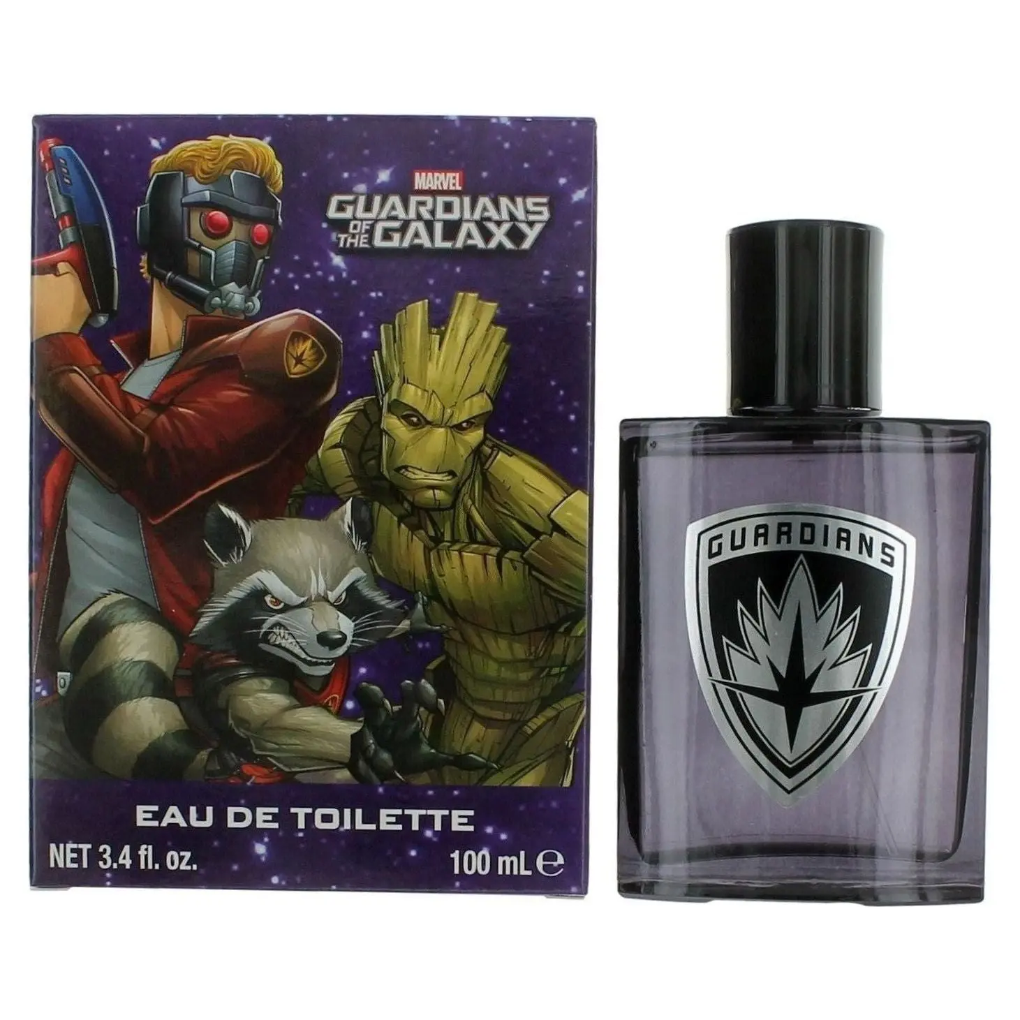 Marvel Guardians of the Galaxy Kids Unisex Fresh Jasmine Floral EDT Cologne, 3.4 fl oz (10ml) Liquid Fragrance, Fruity Scent, New in Bottle