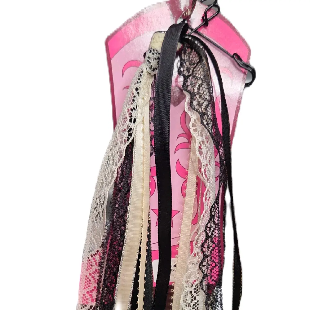 The Original Boot Jewelry – Vintage Lace Ribbon Tassel