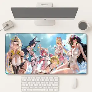 Zenless Zone Zero Evelyn AliceAstraYao Miyabi Large Gaming Mouse Pad , Anime Desk Mat, Extended Keyboard Pad for Gamers & Fans Gift
