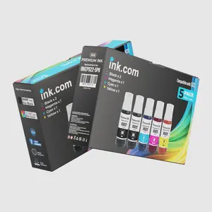 Ink.com Compatible 522 High Capacity Ink Refill 5 Pack Compatible with Epson for ET-2803 ET-2800 ET-2720 ET -4800 Printers