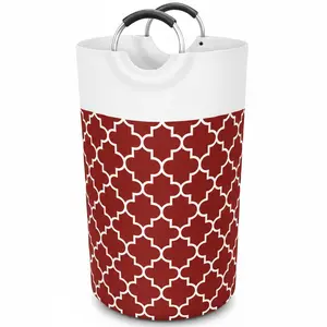 Large Laundry Basket Aluminum Handle Foldable Storage Bag