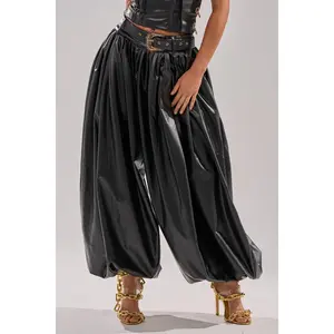 ZONA BALLOON LEATHER TROUSER
