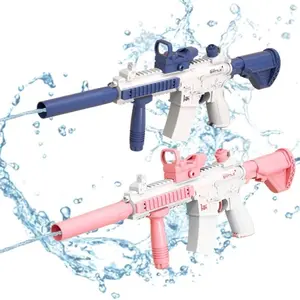 Rechargeable Large Electric Water Gun for Summer Parties, Outdoor Pool and Beach Fun, Lithium Battery Powered Toy for All Ages