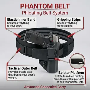 Phantom Belt- Concealed & Open Carry System