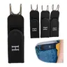 Unisex Buckleless Adjustable Stretch Belt (2 Pcs) - Side-Fit, Hook Closure, Belt Hooks for Solid Structure, Invisible Waist Accessory for Daily Wear, All Body Types