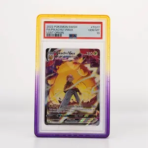 Guard Dog Slabs for Standard PSA Graded Cards – First Drop Series – Snap-Fit Glitter Slab Protector – Pokemon Sports Trading Card Hard Case Clear Regular Toploader