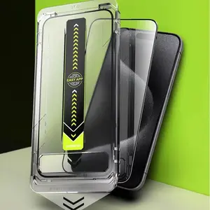 Tempered Glass Phone Screen Protector, 2 Counts 360 Degree Privacy Screen Protector, Anti-spy Phone Screen Protective Film for iPhone 16 15 14