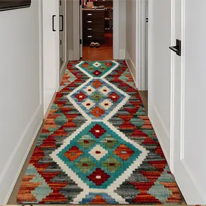 Memory Foam Hallway Sponge Mat, Non-Slip Absorbent Rug for Corridor Kitchen Passage, Durable Comfortable Floor Protector