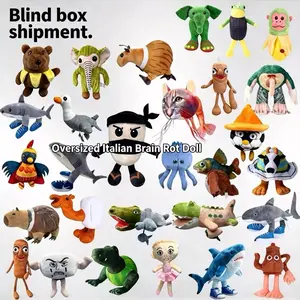 Italian Brainrot-Inspired Plush Toy Stuffed Animals, Aesthetic Décor and Funny Christmas Gift Ideas.Blind box shipment.