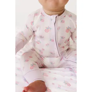 Purple Harper Zipper Romper