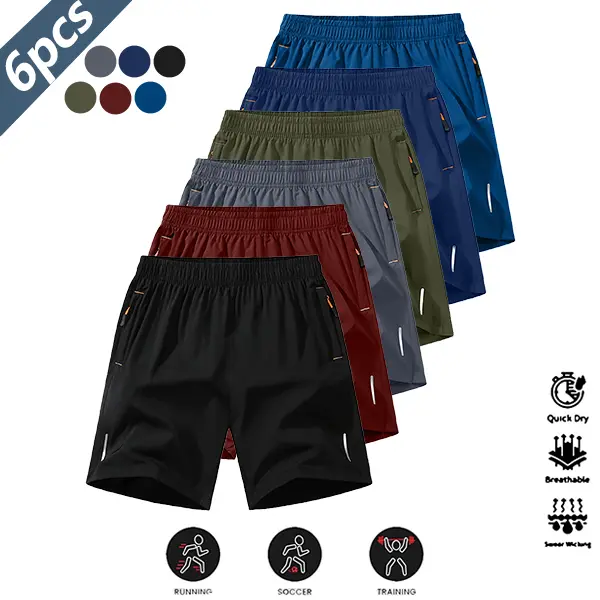 Black + burgundy + dark gray + green + dark blue +