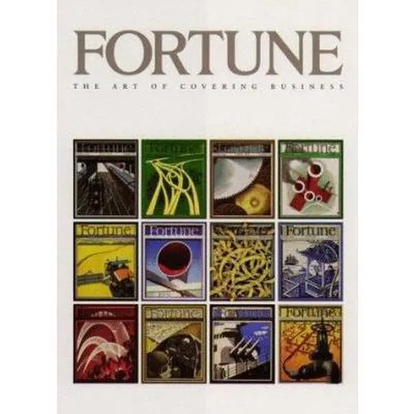 Used Hard Cover Book - Fortune: The Art of Business Coverage (1999 Edition, Art-Style Change, Good Condition, Gibbs Smith Publisher, English)