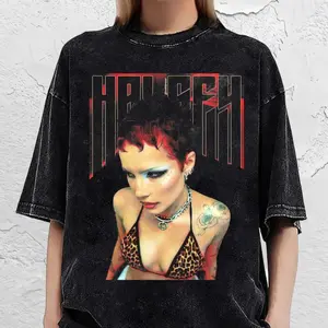 #Halseyy Graphic Shirt, #Halseyy Tour 2025 Shirt, For My Last Trick, Vintage #Halseyy Shirt, Oversized Music Tee, Merch Retro 90s Shirt