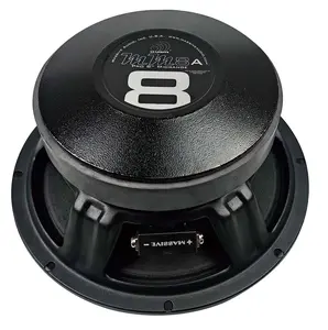 Massive Audio MM8A 8" 150 Watt 4 Ohm Mid-Range Mid-Bass Speaker with Heavy Gauge Cast Basket & Super Strong Motor Magnet Assembly Durable Smartphone