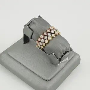 14Kt Just the White Gold Diamond Ring 0.45ct - Multi-Shape Design Comfort Fit Size 6 1/2 Modern Timeless Jewelry