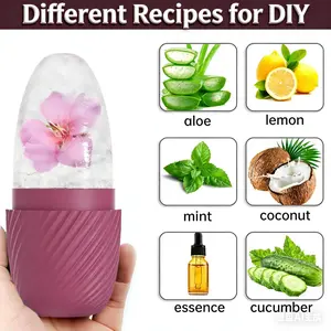 1pc ice compress facial roller, reusable massage silicone beauty tool, natural conditioning and care, eliminating eye bags and puffiness, facial cooling tool