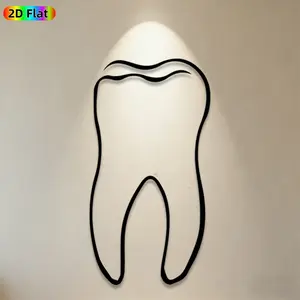 1pc Tooth Metal Wall Art, Minimalist Tooth Statue Mural, Ideal Gift for New Year, Christmas, Dental Decor Enthusiasts, Rust-Resistant Metal Wall Decor Wall Sculptures, Perfect for Clinic Wall & Garden Fence, Unique Dental Theme Home Decor