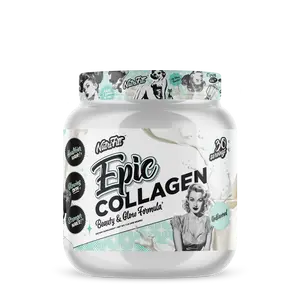 Epic Collagen Beauty & Glow – Hydrolyzed Collagen Protein Powder – Supports Skin, Hair & Nails – Joint & Gut Health – Unflavored – 30 Servings