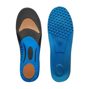Support Pain Relief Orthotic Insoles for Plantar Fasciitis, High Arch Support for Men & Women, Cushioned Work Boot Insoles to Absorb Impact