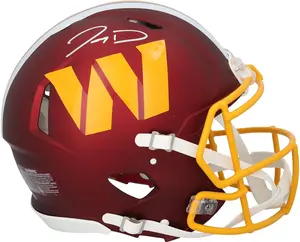 Jayden Daniels Washington Commanders Autographed Riddell 2025 Alternate Speed Authentic Helmet - Fanatics Authentic Certified