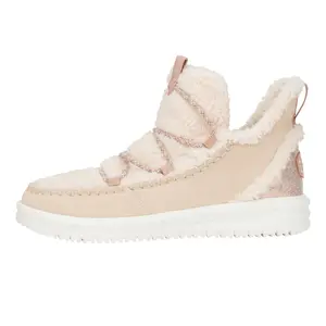 HEYDUDE Camden Suede Cozy Boots - Womens Comfortable Pull on Boots