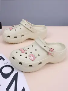 Women's Cute Cartoon Bear Design Slides, Casual Comfortable Non-slip Slippers for Indoor Outdoor Wear, All-match Slides for Daily Wear, Girl