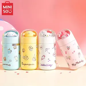 [Christmas Gift]MINISO Sanrio Characters Figurine Insulated Cup - 9.47oz (280mL), Black Friday Exclusive, 3D Doll Lid, Ideal Gift for Fans, Perfect for Campus/Office/Travel