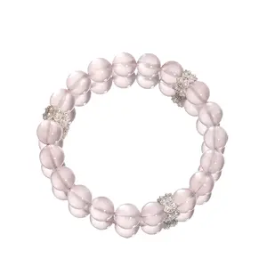 【Flash Sale】Mozambique Pink Crystal 9-10mm Beads for Jewelry Making and Crafting - Natural Beauty for Crafting and Decorative Projects