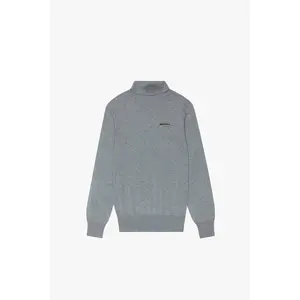 "PRESTANZA" TURTLE NECK SILVER GREY