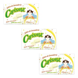 CARISMA Flakes Laundry Soap 500g 3 Pack Finas Escamas Listo Para Usarse Jabón de Lavandería