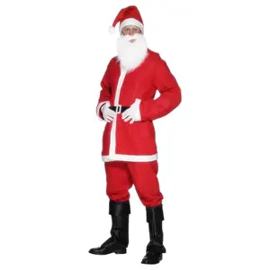 Smiffys Economy Santa Suit Men'S Christmas Fancy-Dress Costume for Adult, M Smiffys