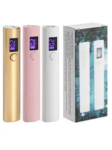 Handheld UV LED Nail Lamp, Rechargeable Portable Nail Dryer for Gel Polish, Fast Curing Mini Nail Light for Nail Art, Personal, Home & Salon Use