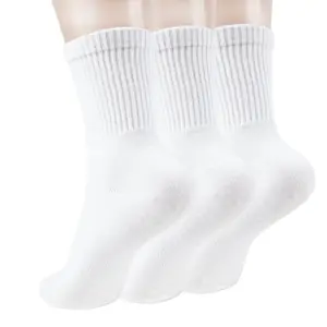 Ivyhouse Pilates Yoga Socks with Grips for Women - Crew Length Ballet Barre Socks - Sticky Workout Hospital Socks