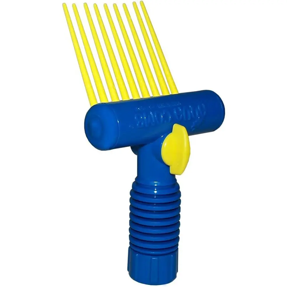 Aqua Comb Pool Filter Cartridge Cleaning Tool UV-Protected ABS Plastic 304 S.S. 30 Mesh Screen Hose Seal for Salt & Chlorine Systems