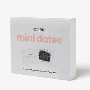 Mini Dates - Fun Couples Date Ideas with 30 Scratch-Off Challenges for Quick & Easy Date Nights