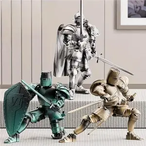 Medieval Knight Action Figures, Printed Multi-Jointed Movable 13-Axis, Ideal for Kids & Adults, Versatile Accessory, Perfect Gift Choice