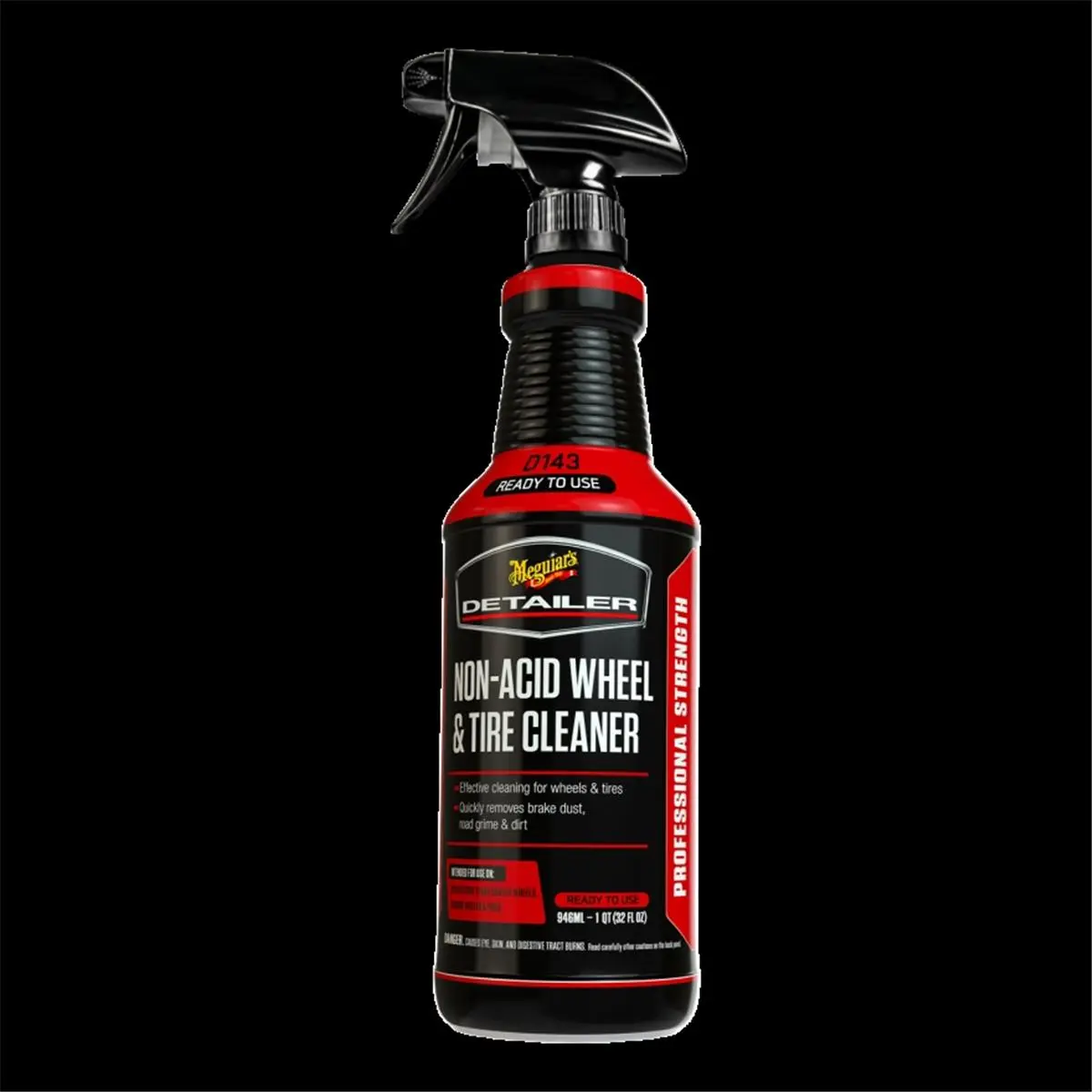 Meguiars DRTU14332 32oz Wheel Cleaner - Chrome Wheel Cleaner, Pre-Diluted No Mixing Required, Effective Easy Cleaning, Removes Brake Dust, Road Grime and Dirt