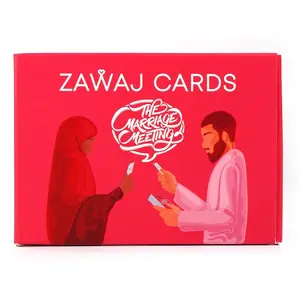 Zawaj Cards The Marriage Meeting | Muslim Couple Conversation Cards for Pre-Marriage Deep Talk,146 Card Game for Couples, Explore Values, Family, Faith, Career, Enhance Relationship, Ideal for Engaged & Married Pairs