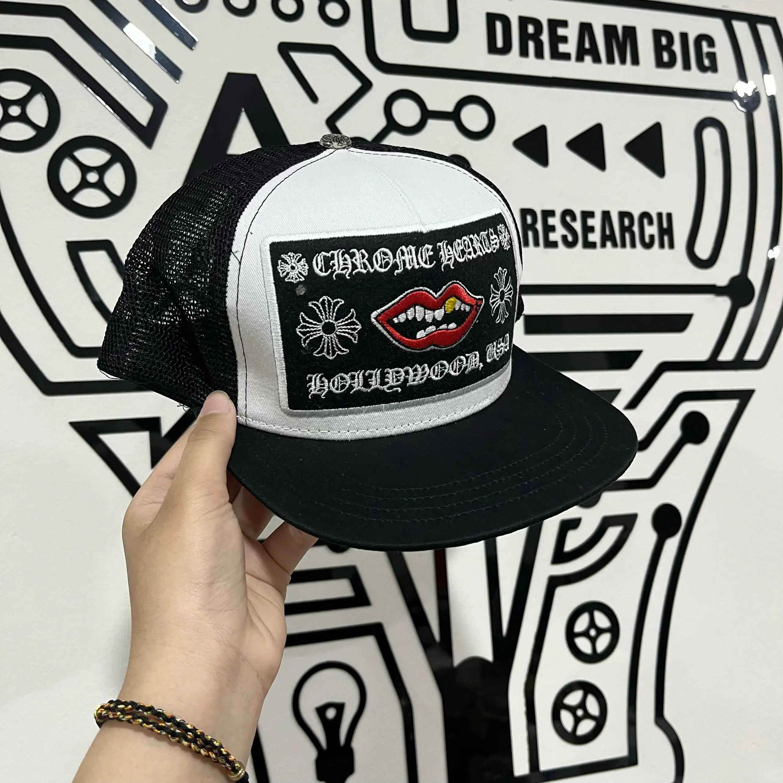 Y2K Streetwear Trucker LC Hat Embroidered Graphic Snapback Cap